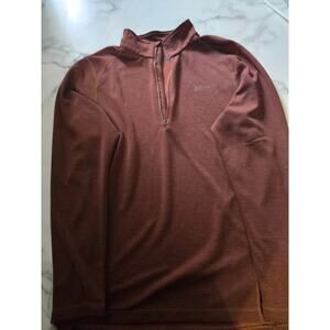 Eastern Mountain Sports Techwick Men’s Small Long sleeve Thermal Burgundy